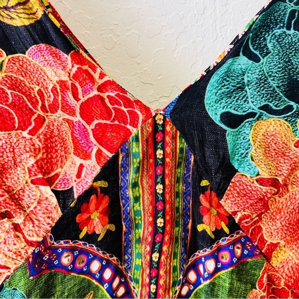 Farm Rio Floral Multicolor Maxi Dress - Picture 8 of 11